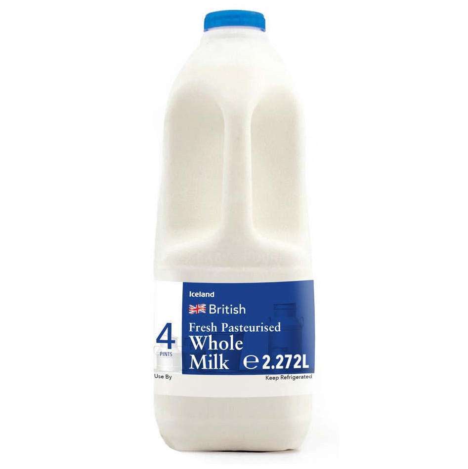 Whole Milk 4 Pints GROCE# 44099 00GR87 – Grocelivery